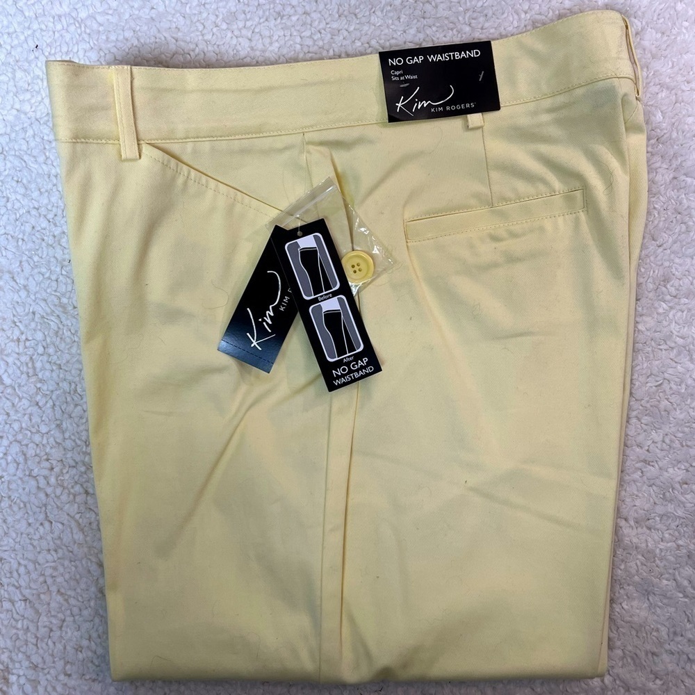 Kim Rogers No Gap Waistband Capris - Picture 2 of 7